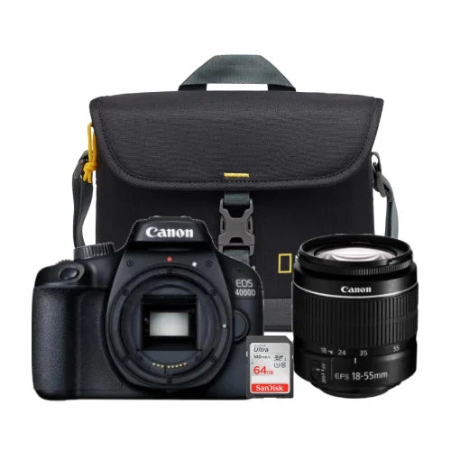 Canon EOS 4000D DSLR Camera Starter Bundle