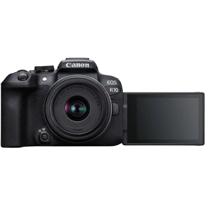 Canon EOS R10 Mirrorless Camera with RF-S 18-45mm IS STM Lens