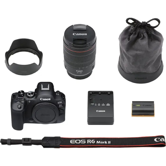 Canon EOS R6 Mark II Mirrorless Camera with RF 24-105mm f/4 L IS Lens