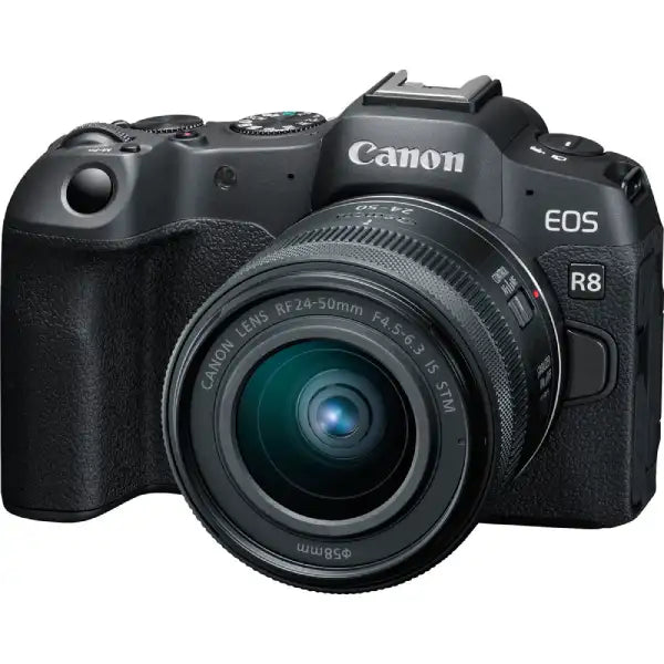 Canon EOS R8 Mirrorless Camera Body with RF 24-50mm IS STM lens