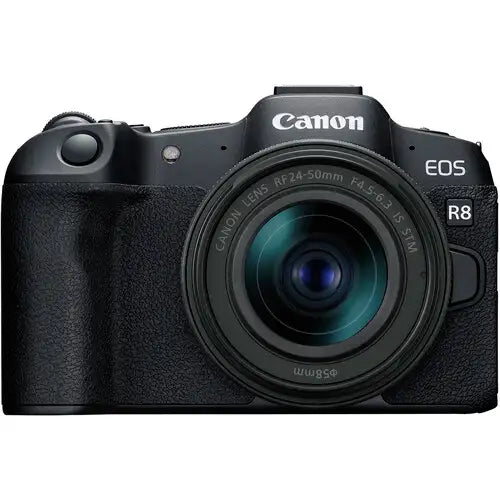 Canon EOS R8 Mirrorless Camera Body with RF 24-50mm IS STM lens