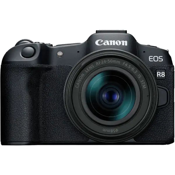 Canon EOS R8 Mirrorless Camera Body with RF 24-50mm IS STM lens