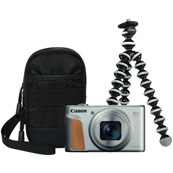 Canon PowerShot SX740 HS Lite Edition Travel Kit (Silver)