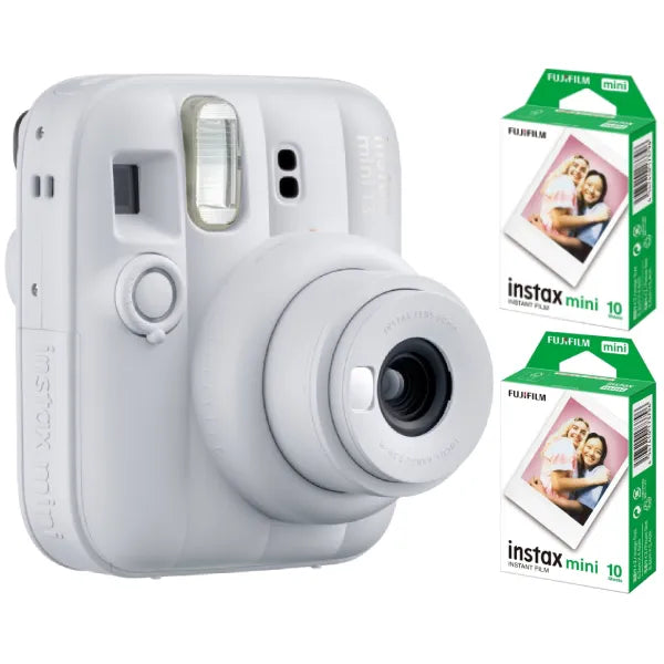 Fujifilm Instax Mini 13 Instant Film Camera Combo (Clay White)