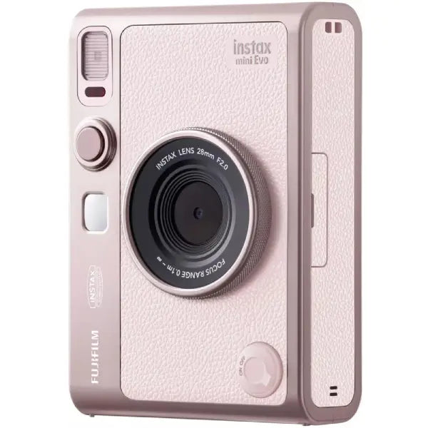 Fujifilm Instax Mini Evo Hybrid Instant Camera Kit (Gentle Rose)