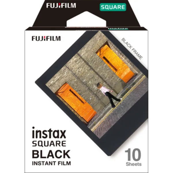 Fujifilm Instax Square Black Instant Film (10 Sheets)