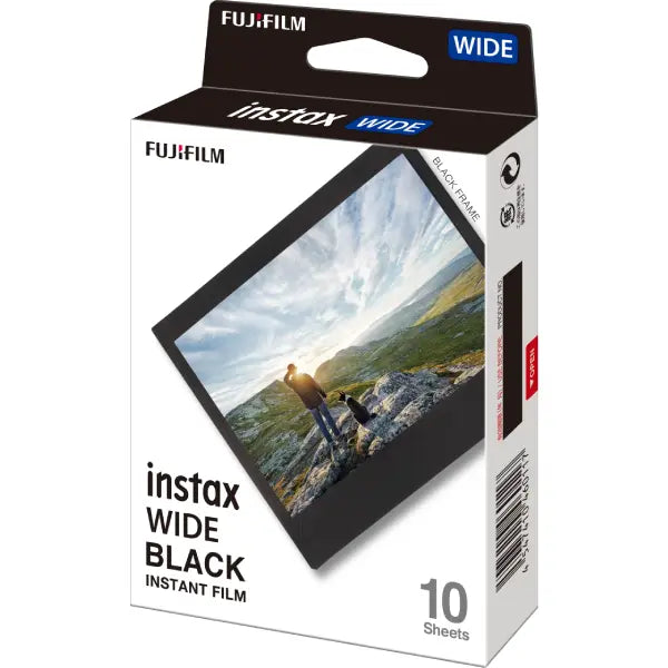 Fujifilm Instax Wide Black Instant Film (10 Sheets)