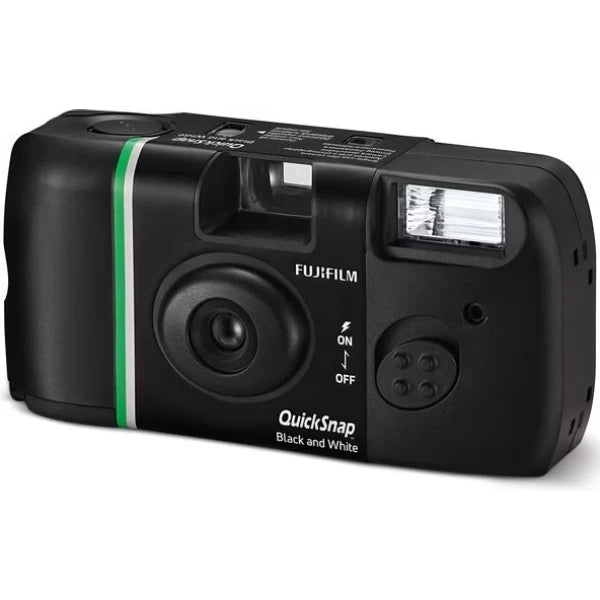 Fujifilm QuickSnap Black and White One-Time-Use Disposable Camera (27 Exposures)