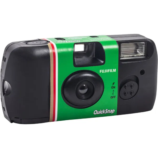 Fujifilm QuickSnap Flash 400 One-Time-Use Disposable Camera (27 Exposures)