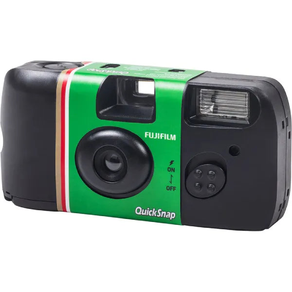 Fujifilm QuickSnap Flash 400 One-Time-Use Disposable Camera (27 Exposures)