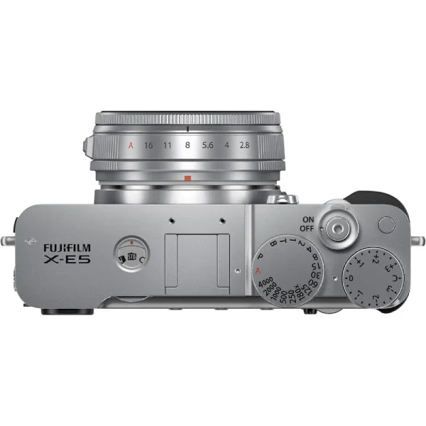 Fujifilm X-E5 Mirrorless Camera with XF 23mm f/2.8 Lens (Silver)