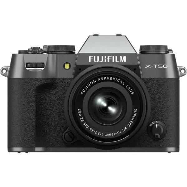Fujifilm X-T50 Mirrorless Camera with XC 15-45mm f/3.5-5.6 Lens (Charcoal Silver)