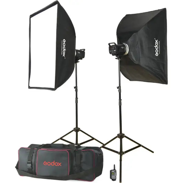 Godox MS300-F 2-Monolight Studio Light Kit