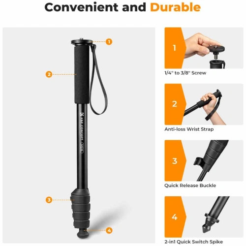 K&F Concept MS16 Aluminium Monopod