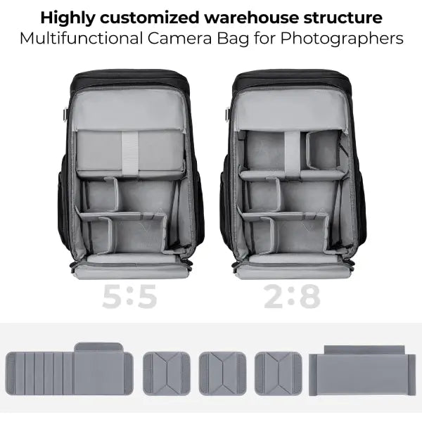 K&F Concept Alpha-Air-Shooter Camera Backpack (Black)