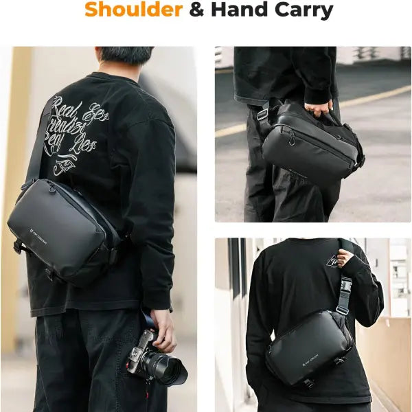 K&F Concept Alpha 10L Camera Sling Bag (Black)