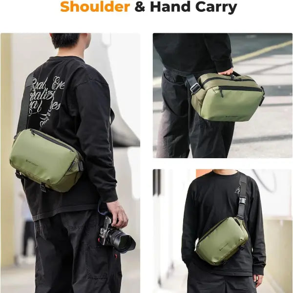 K&F Concept Alpha 10L Camera Sling Bag (Green)