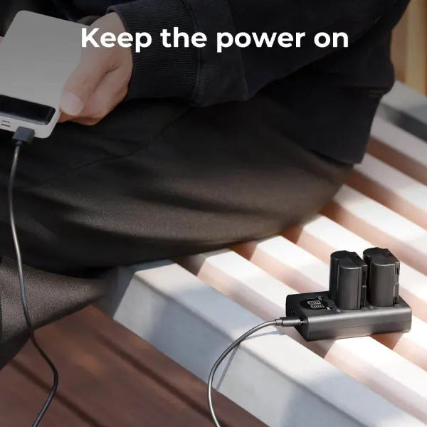 K&F Concept NP-W235 Dual Charger Kit with 2 Batteries