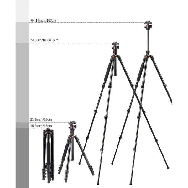 K&F Concept Pro-Lite Aluminium Tripod Kit