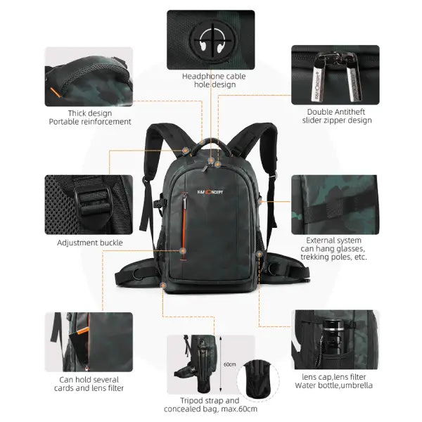 K&F Concept Trail-Shooter Camera Backpack