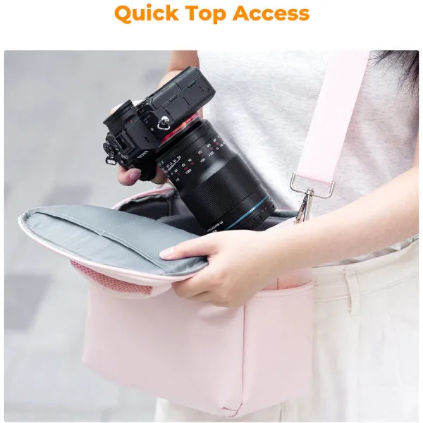 K&F Concept Urban Wander Camera Shoulder Bag (Pink)