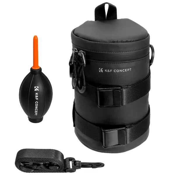 K&F Concept Weatherproof Lens Case with Blower (X-Large)