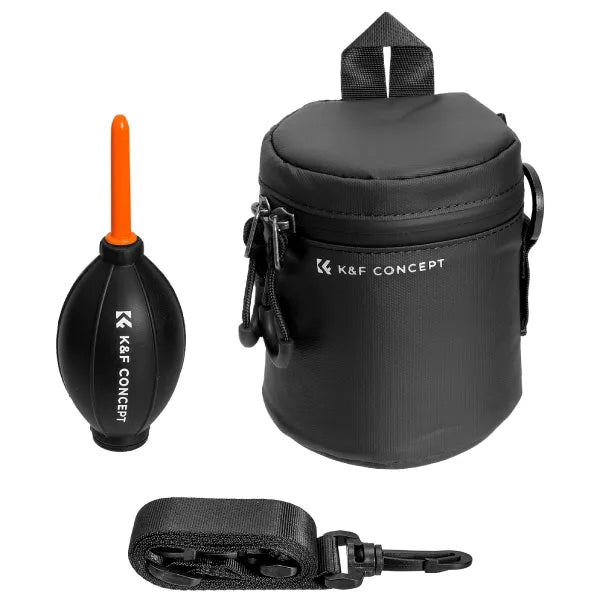 K&F Concept Weatherproof Lens Case with Blower (Small)