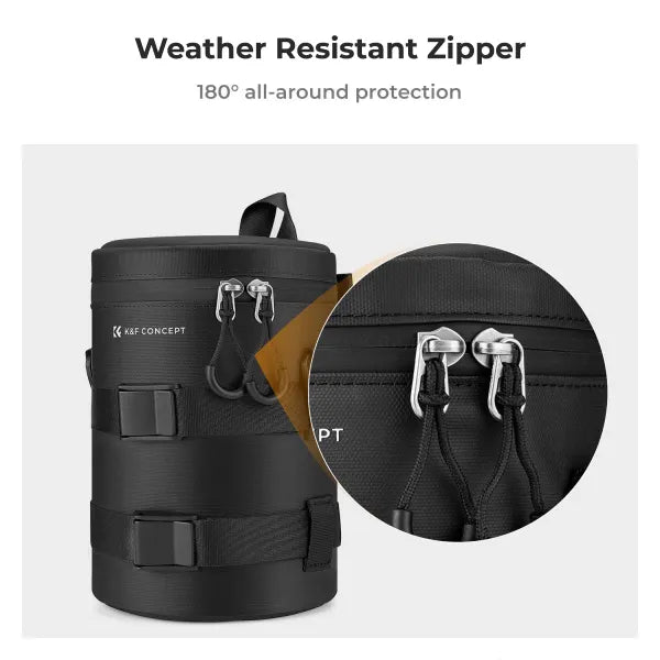 K&F Concept Weatherproof Lens Case with Blower (X-Large)
