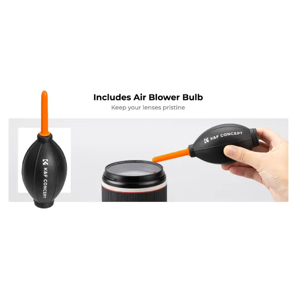 K&F Concept Weatherproof Lens Case with Blower (Small)