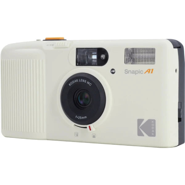 Kodak Snapic A1 35mm Film Camera (Ivory White)
