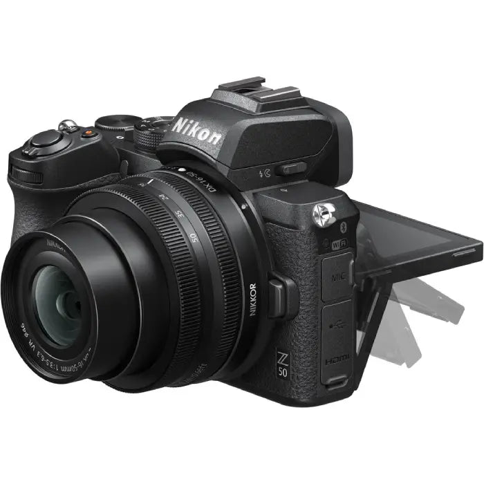 Nikon Z50 Mirrorless Camera with 16-50mm VR Lens (Nikon Bag + 32GB SD Card)