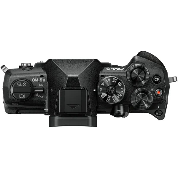 OM System OM-5 Mark II Mirrorless Camera with 12-45mm f/4 PRO Lens (Black)