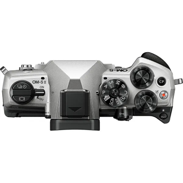 OM System OM-5 Mark II Mirrorless Camera with 12-45mm f/4 PRO Lens (Silver)