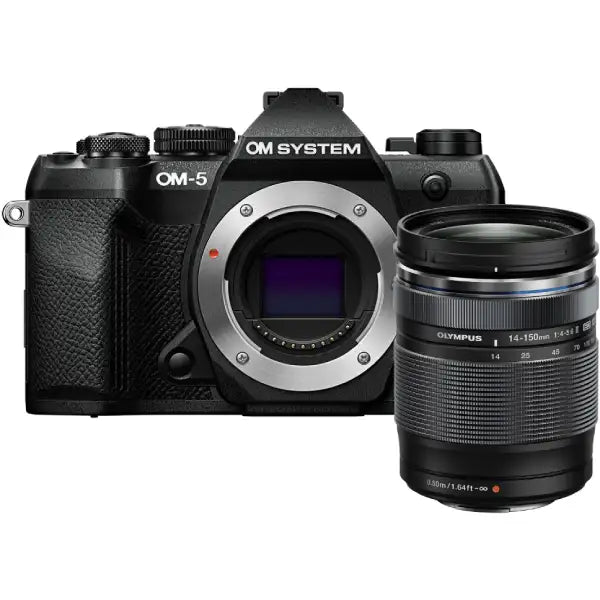 OM System OM-5 Mark II Mirrorless Camera with 14-150mm f/4-5.6 II Lens (Black)