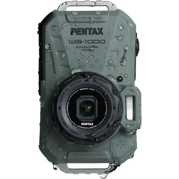 Pentax WG-1000 Digital Camera (Olive)