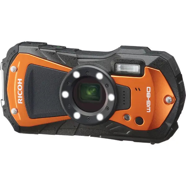 Ricoh WG-80 Digital Camera (Orange)