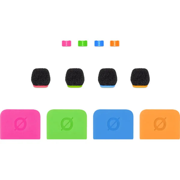 RODE Colour Set 3 Lavalier II Accessory Kit for Wireless GO & Lavalier II (Set of 4)