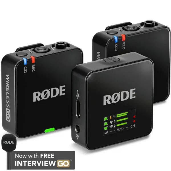 RODE Wireless GO (Gen 3) 2-Person Compact Digital Wireless Microphone