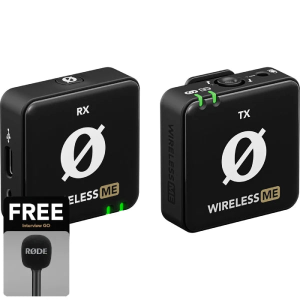RODE Wireless ME Compact Digital Wireless Microphone System (2.4 GHz, Black)