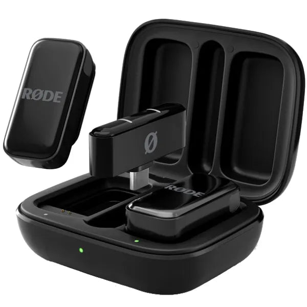 RODE Wireless Micro 2-Person Ultracompact Wireless Microphone System with USB-C Connector (2.4 GHz, Black)
