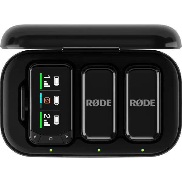 RODE Wireless Micro 2-Person Ultracompact Wireless Microphone Pro System for Cameras and Mobile Devices (2.4 GHz)