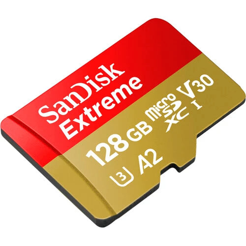 SanDisk 128GB Extreme UHS-I microSDXC Memory Card (190MB/s)