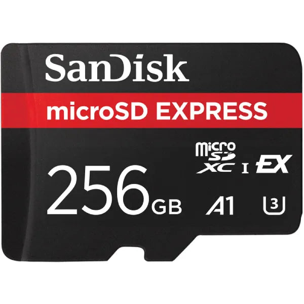 SanDisk 256GB microSD Express Memory Card (880MB/s)