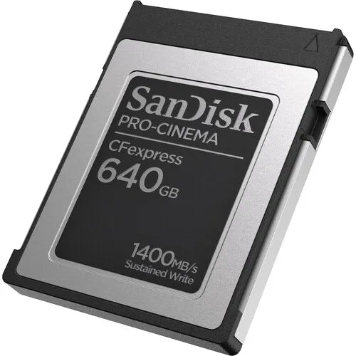 SanDisk 640GB PRO-CINEMA CFexpress Type B Memory Card