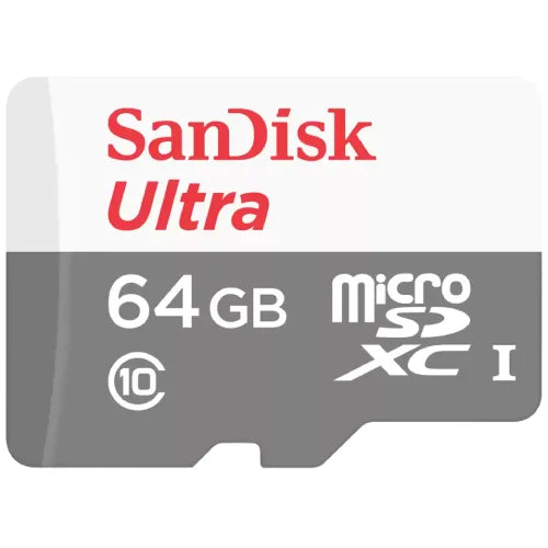 SanDisk 64GB Ultra UHS-I microSDXC Memory Card (100MB/s)