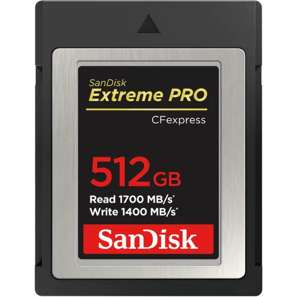 SanDisk 512GB Extreme PRO CFexpress Card Type B (1700MB/s)