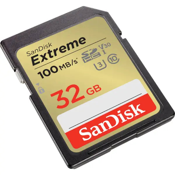 SanDisk 32GB Extreme UHS-I SDHC Memory Card (100MB/s)