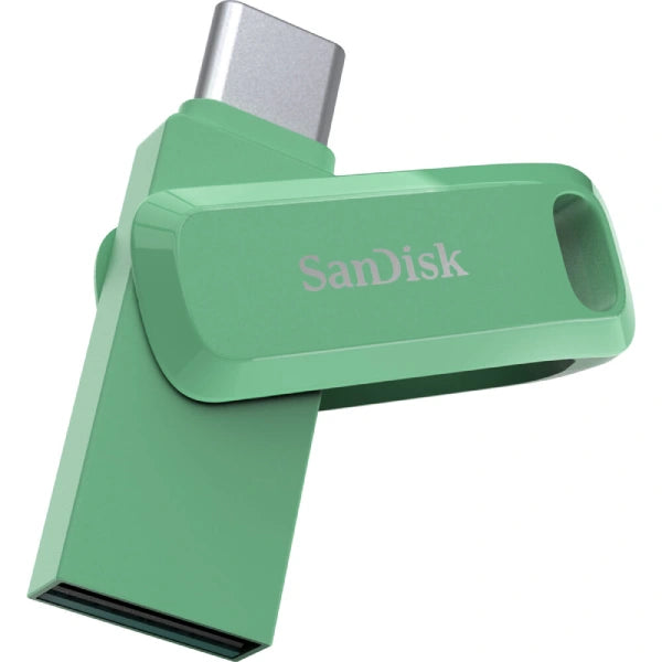 SanDisk 64GB Ultra Dual Drive Go 2-in-1 Flash Drive (Absinthe Green)