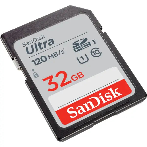 SanDisk 32GB Ultra SDHC Memory Card (120MB/s)