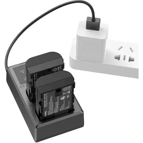 SmallRig LP-E6NH Dual Charger Kit with 2 Batteries